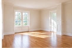 Empty room ready for painting before move-in