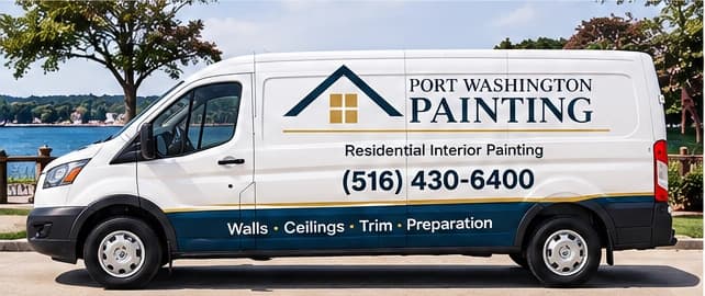Port Washington Painting van graphic
